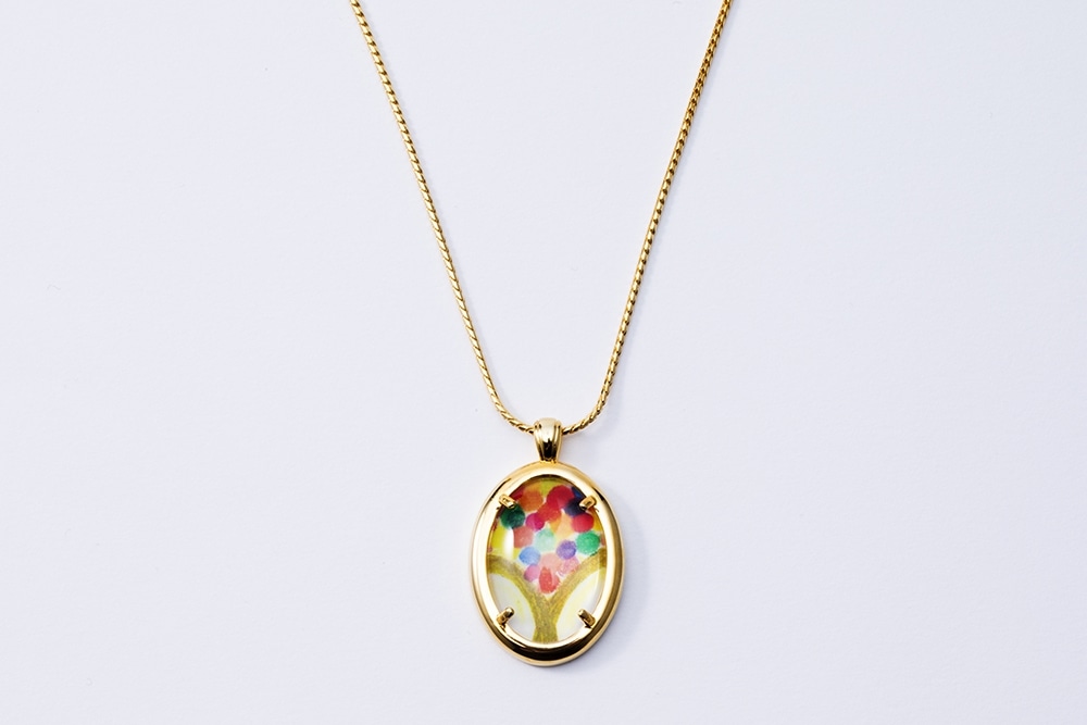 大木ゆきの　パワーアートペンダント【豊かさいっぱい】