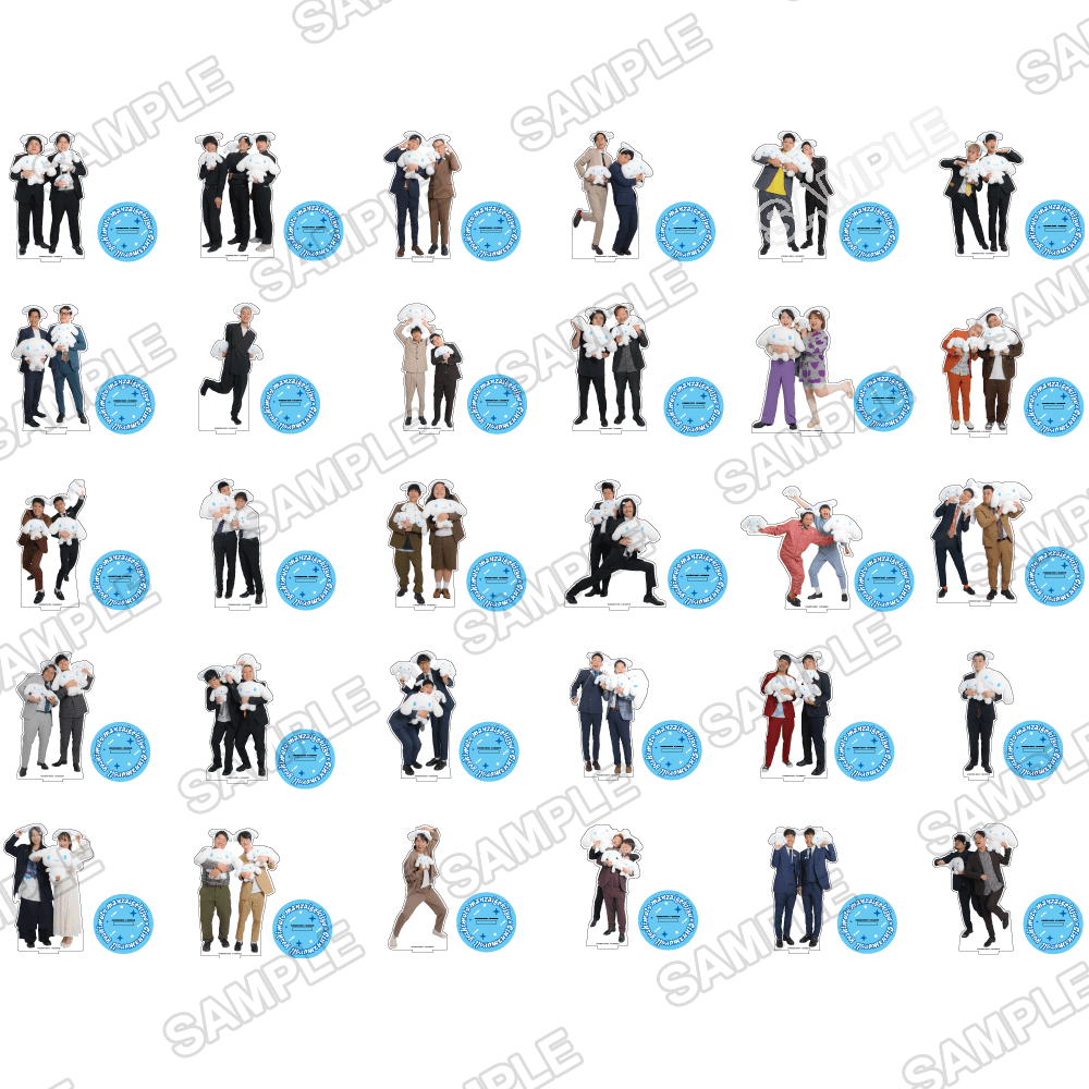 よしもと漫才劇場×シナモロール　アクリルスタンド cacao×シナモロール