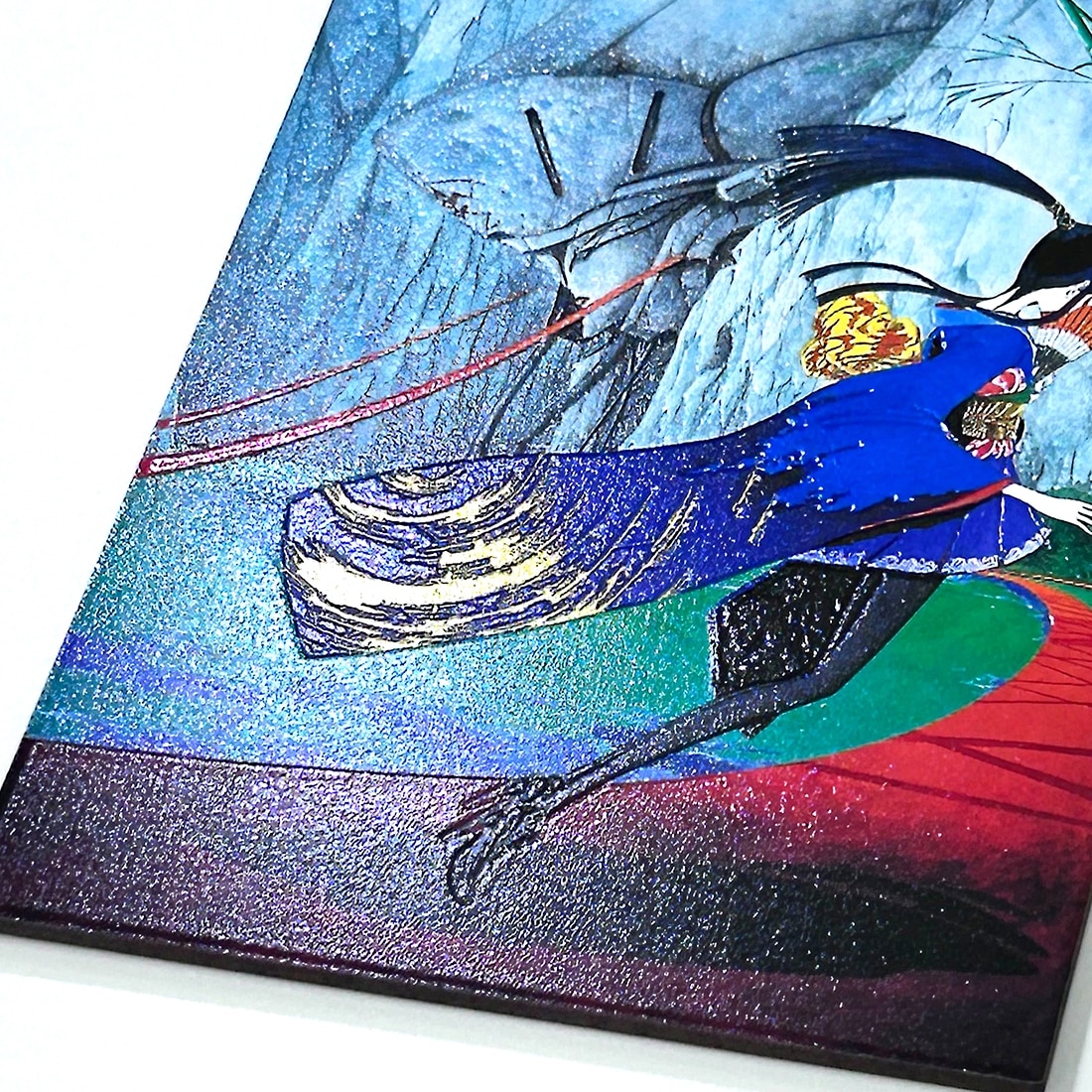DESIGNS 永野護デザイン展 KCMオリジナル ファイブスター物語 タッチミー！木製ポストカード JUNE STEPS（単行本第4巻）