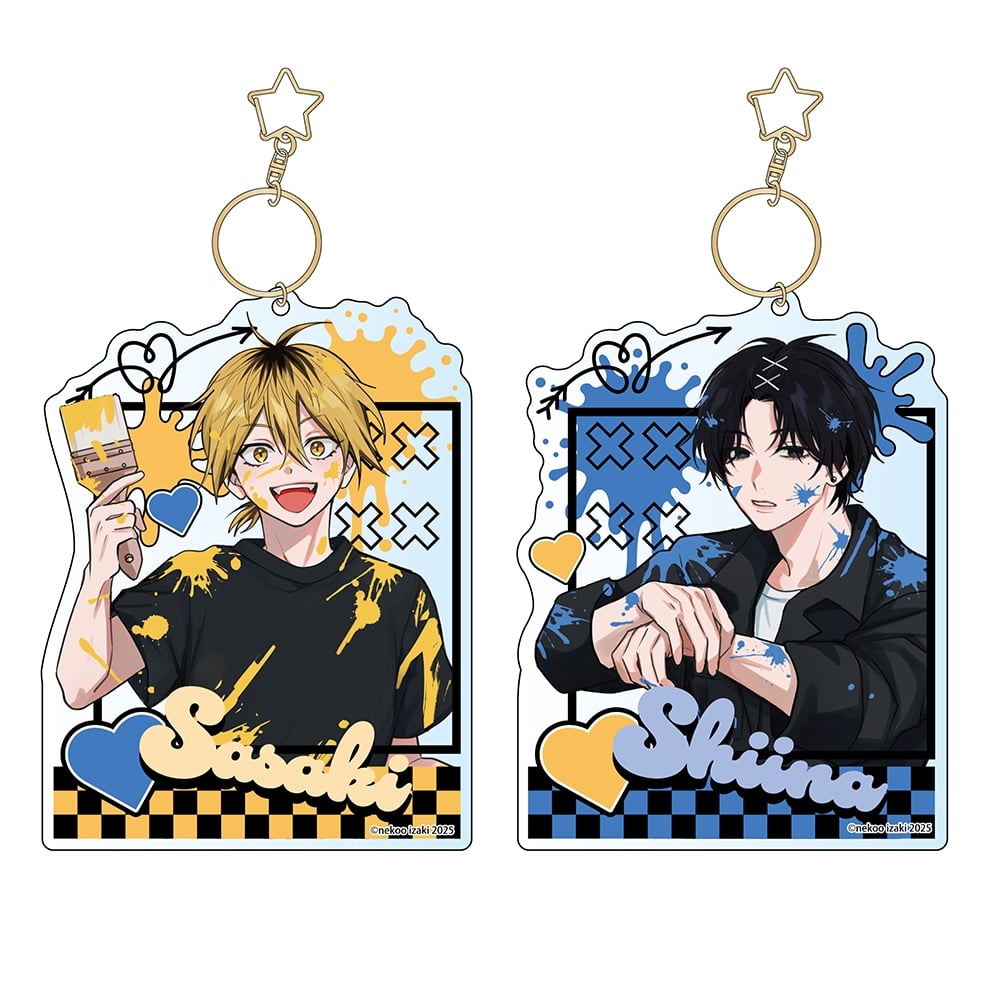 ダメ男の椎名先輩とヤバ男の佐々木くん　アクリルキーホルダー　佐々木