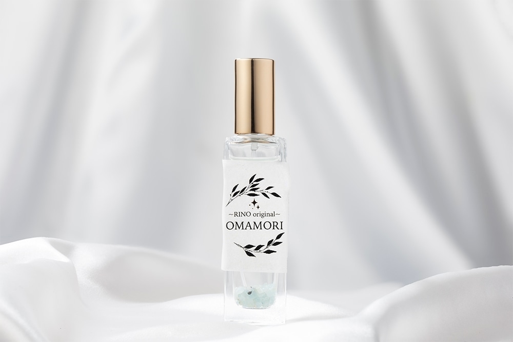 ゆーうがみさーRINOオリジナル　アロマスプレー＆キーホルダー〈OMAMORI〉