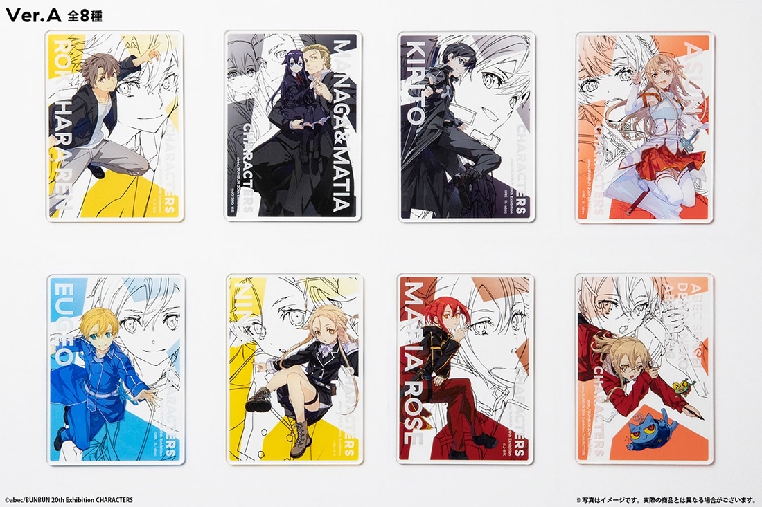 abec/BUNBUN 20th Exhibition CHARACTERS トレーディングアクリルカード Ver.A