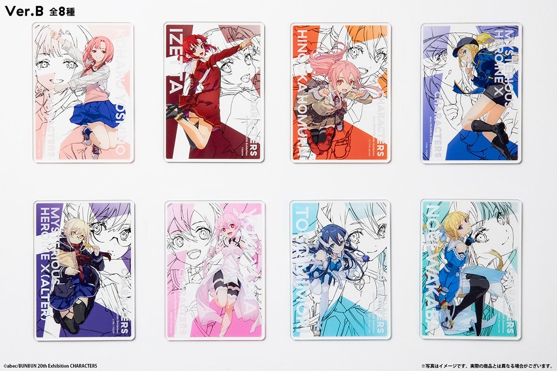 abec/BUNBUN 20th Exhibition CHARACTERS トレーディングアクリルカード Ver.B