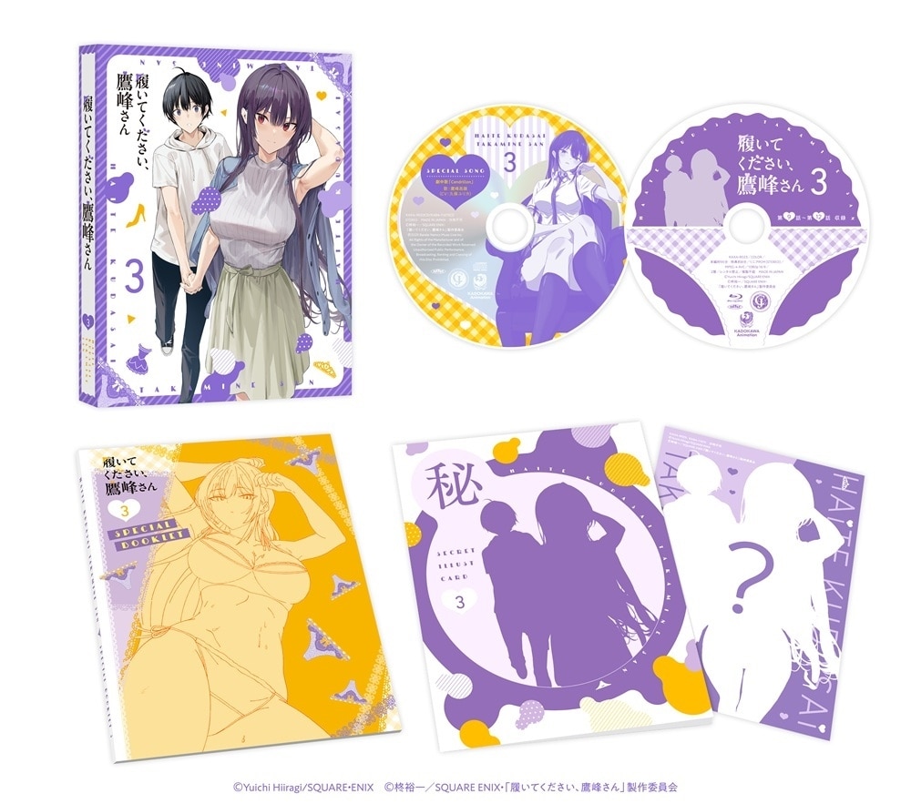 履いてください、鷹峰さん 第3巻 DVD DVD 第3巻