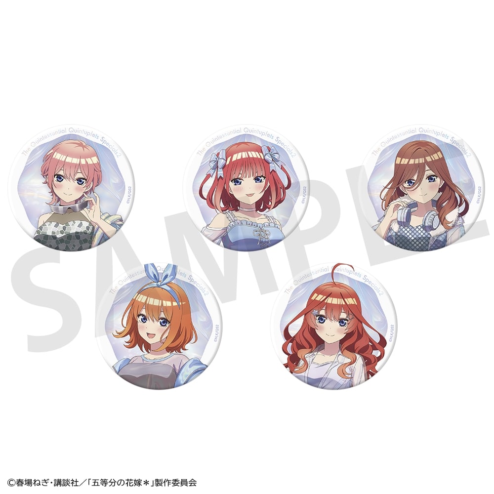 【事後通販】 「五等分の花嫁＊」トレーディングキラキラ缶バッジ BOX