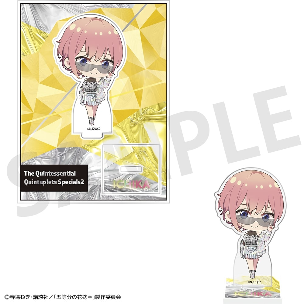 【事後通販】 「五等分の花嫁＊」ミニアクリルスタンドプレート 中野一花