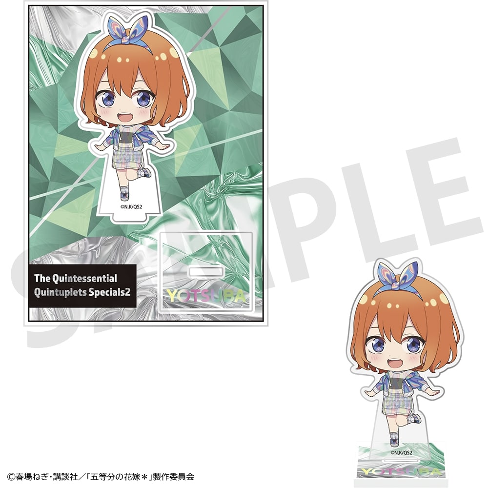 【事後通販】 「五等分の花嫁＊」ミニアクリルスタンドプレート 中野四葉