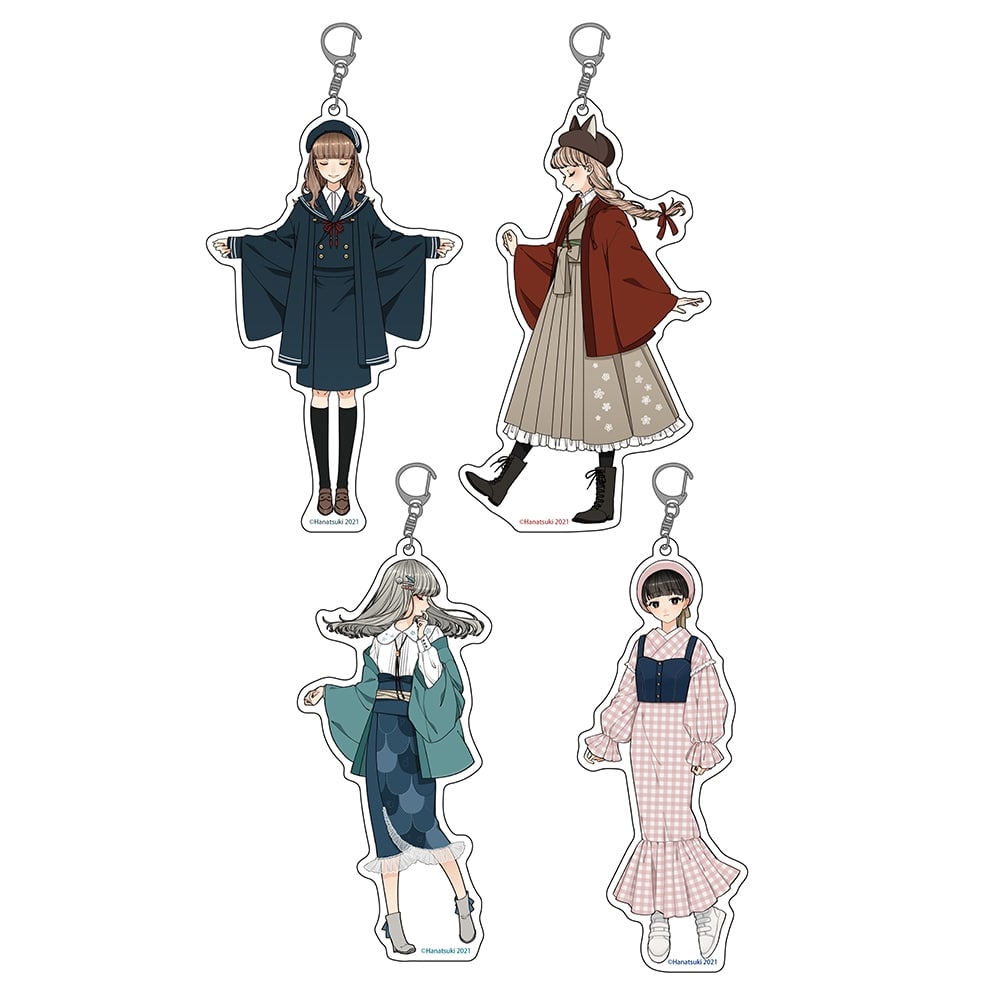 現代創作和服　花月作品集　アクリルキーホルダー　C