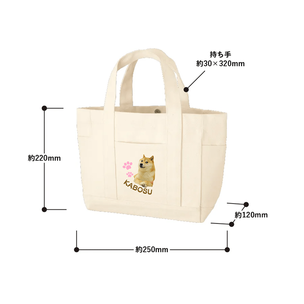 【数量限定】ぬいぐるみキーホルダー＆ポストカード付き「かぼすちゃんと、ずうっとおさんぽ。」バッグ（ホワイト）＆写真集