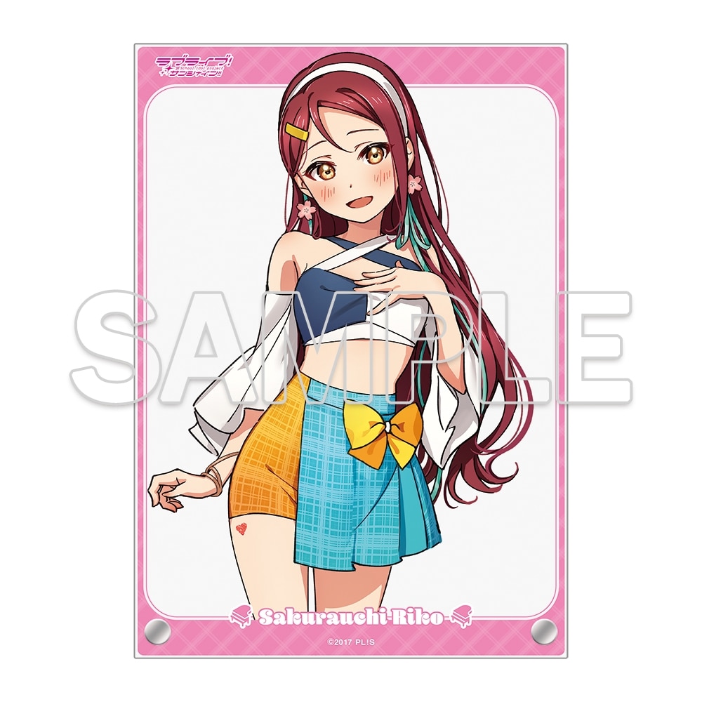 LoveLive! Days 2025年6月号『ラブライブ！サンシャイン!!』A5アクリルパネル Aqours 桜内梨子
