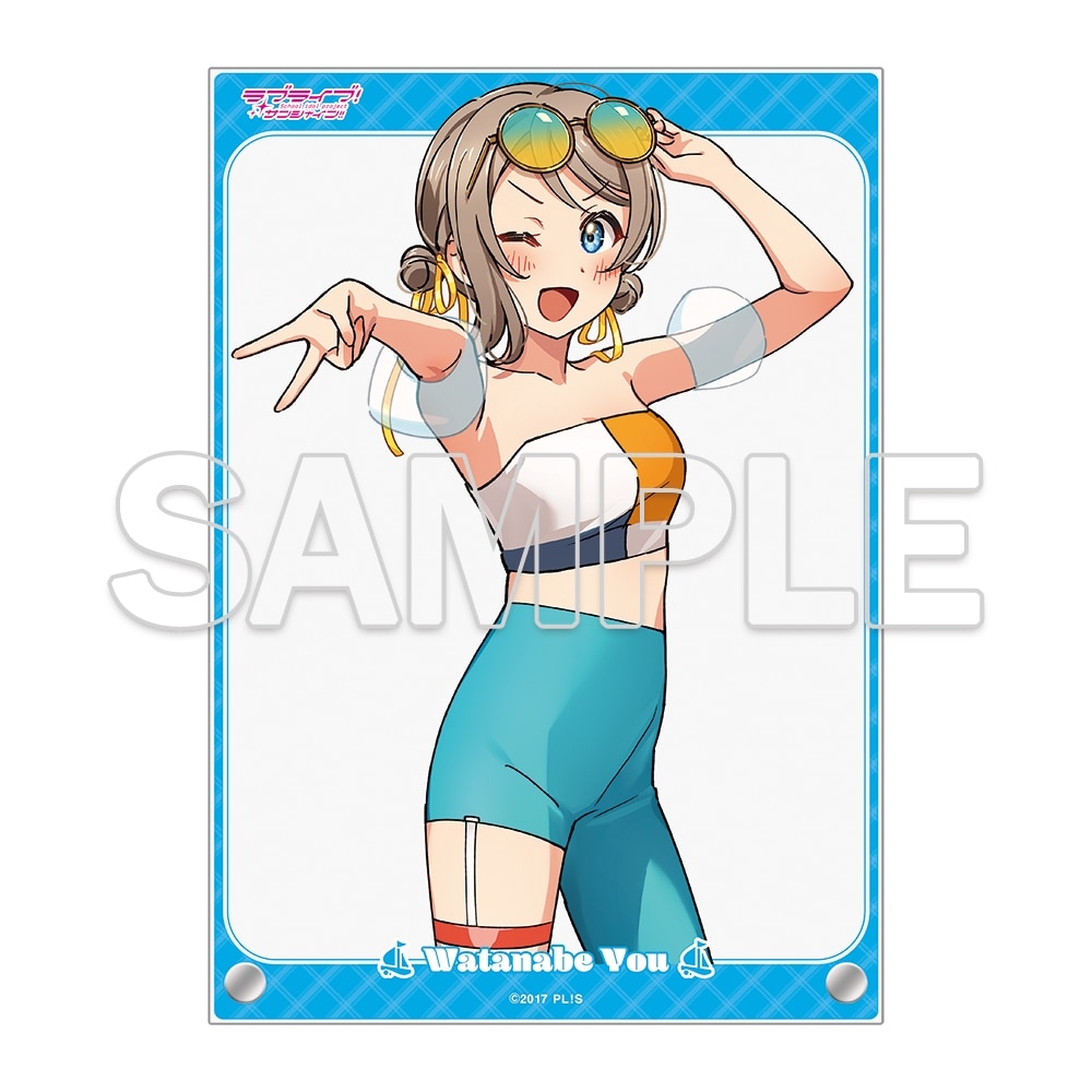 LoveLive! Days 2025年6月号『ラブライブ！サンシャイン!!』A5アクリルパネル Aqours 渡辺 曜