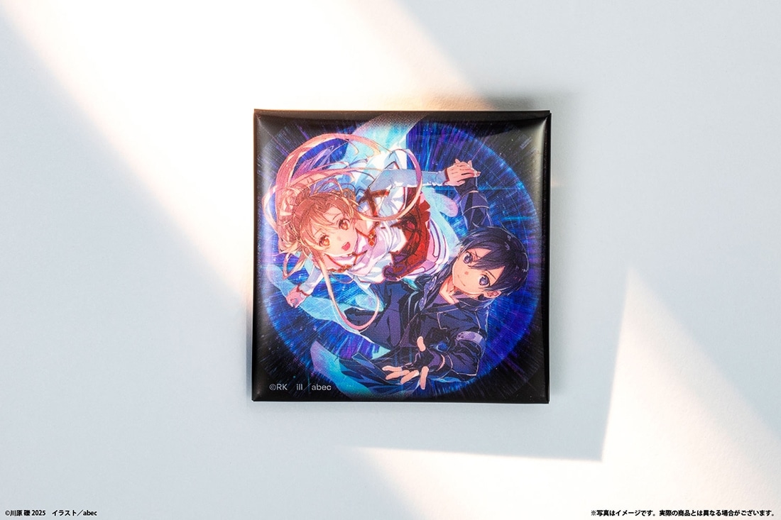 abec/BUNBUN 20th Exhibition CHARACTERS メタリックスクエア缶バッジ『ソードアート・オンライン』