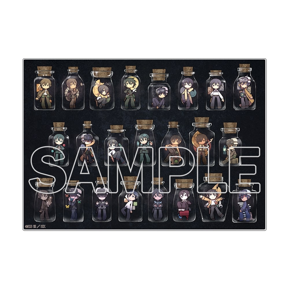 【二次受注】『キノの旅 the Beautiful World』25周年記念 アクリルイラストプレート　B 歴代表紙