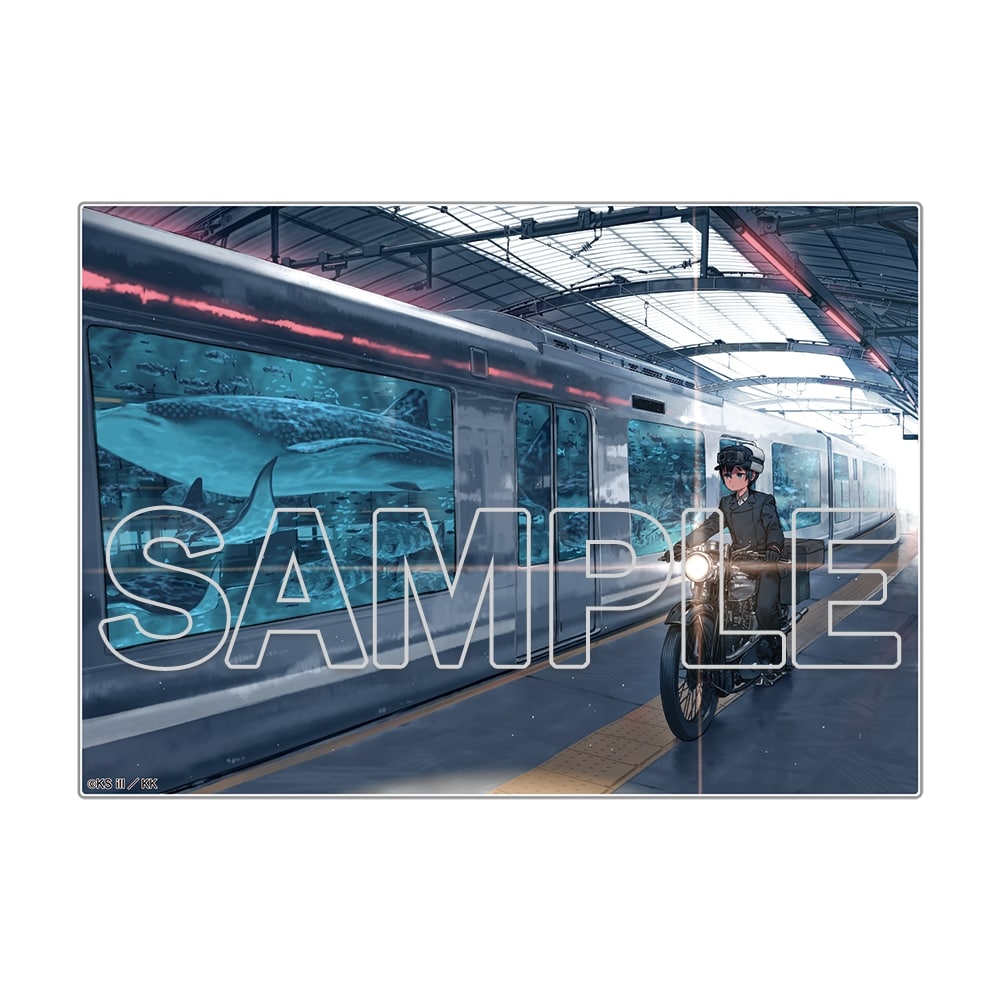 【二次受注】『キノの旅 the Beautiful World』25周年記念 アクリルイラストプレート　C 駅