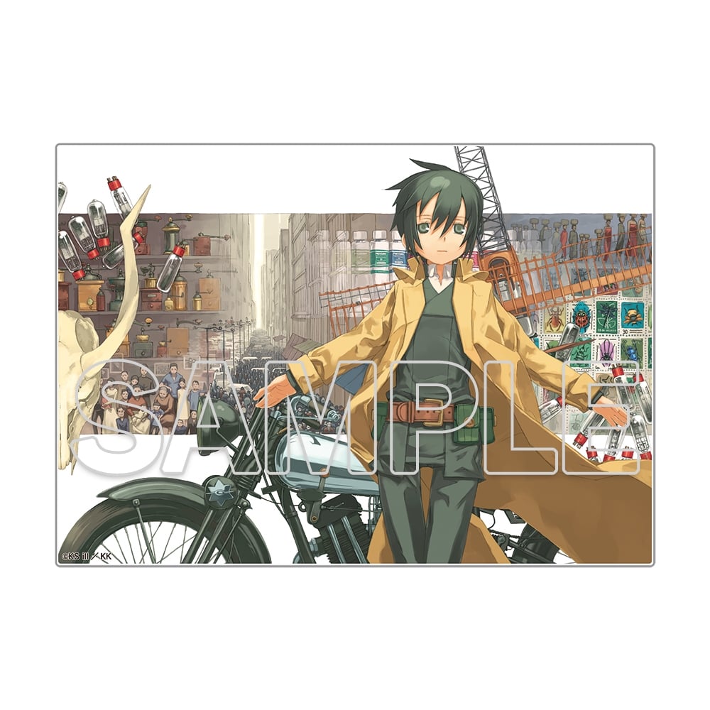 【二次受注】『キノの旅 the Beautiful World』25周年記念 アクリルイラストプレート　F 2004年ポスター