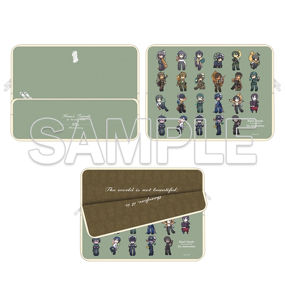 【二次受注】『キノの旅 the Beautiful World』25周年記念 マルチケース　A 歴代表紙