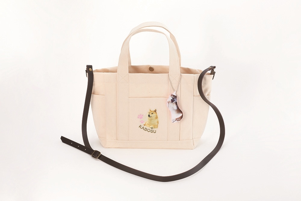 「かぼすちゃんと、ずうっとおさんぽ。」バッグ　サスペンダー式ショルダー紐 ブラウン