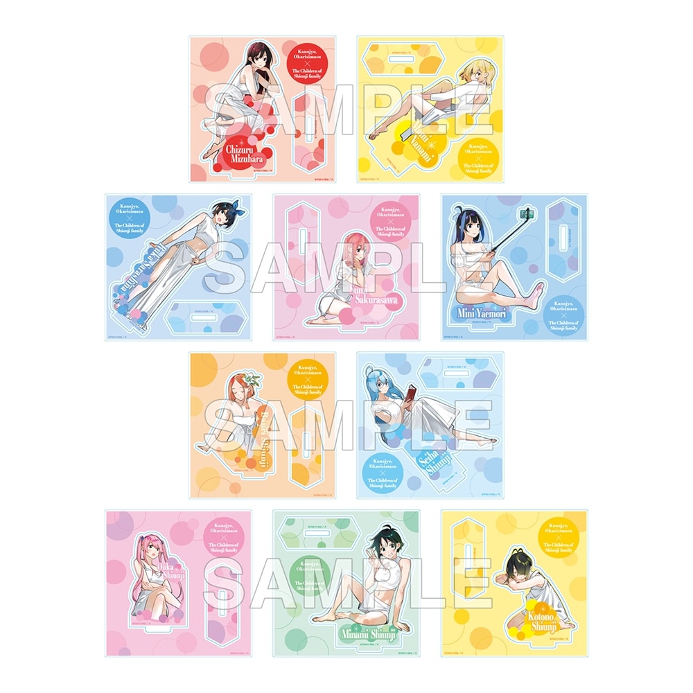 「彼女、お借りします」×「紫雲寺家の子供たち」トレーディングアクリルスタンド ver. Venus BOX