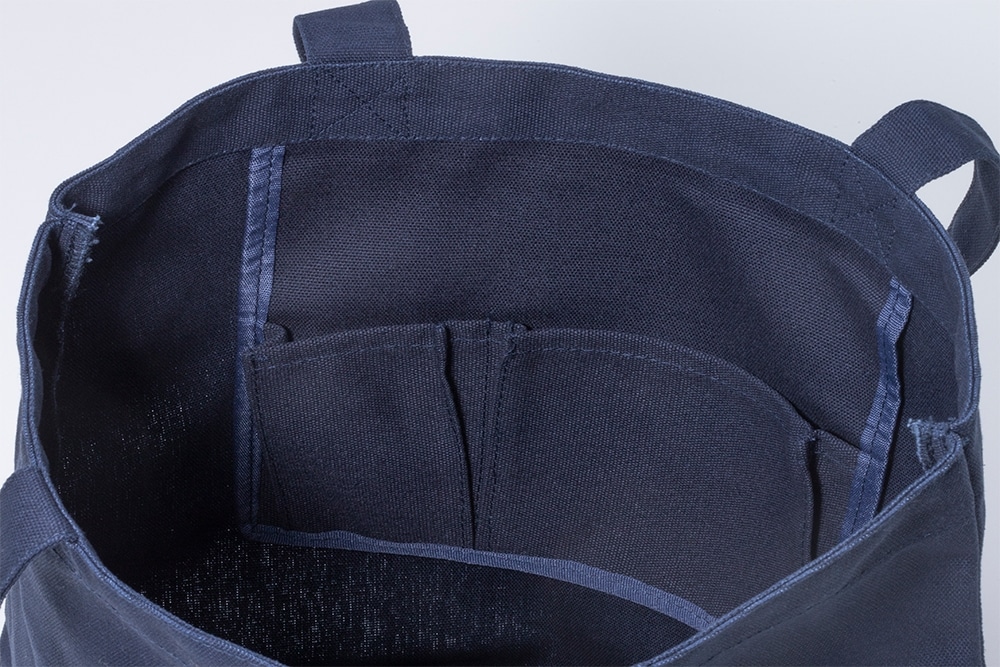 ひよこ　トートバッグ ネイビー