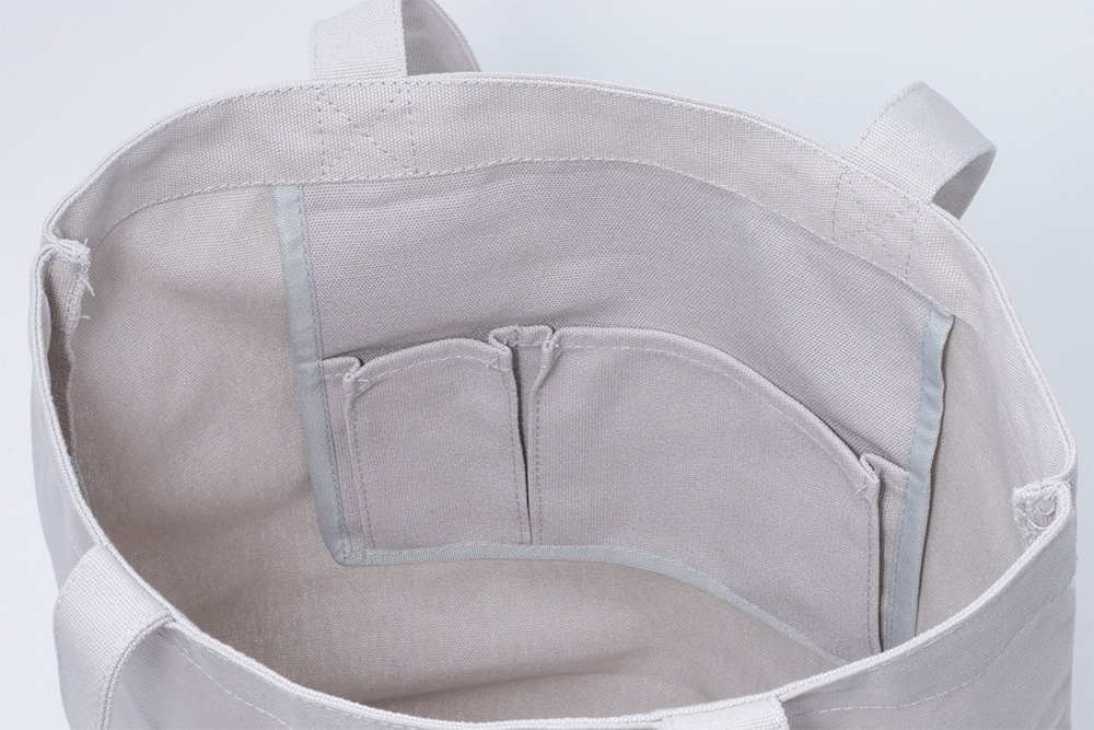 ひよこ　トートバッグ グレー