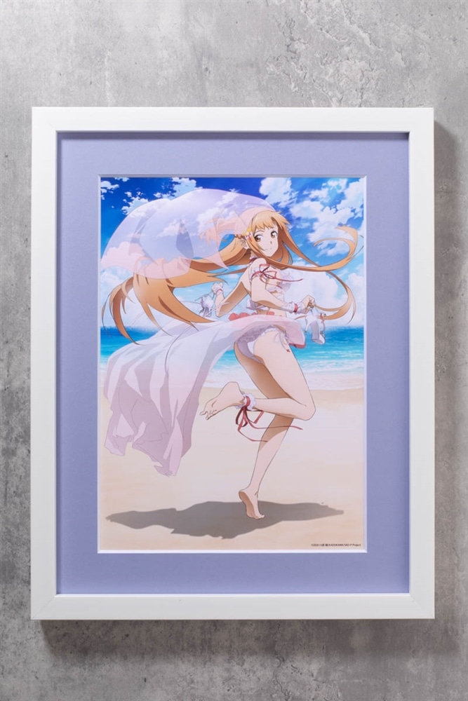 KDcolle５周年記念 『ソードアート・オンライン』 アスナ 真夏のキラメキ☆花嫁ver. 複製原画