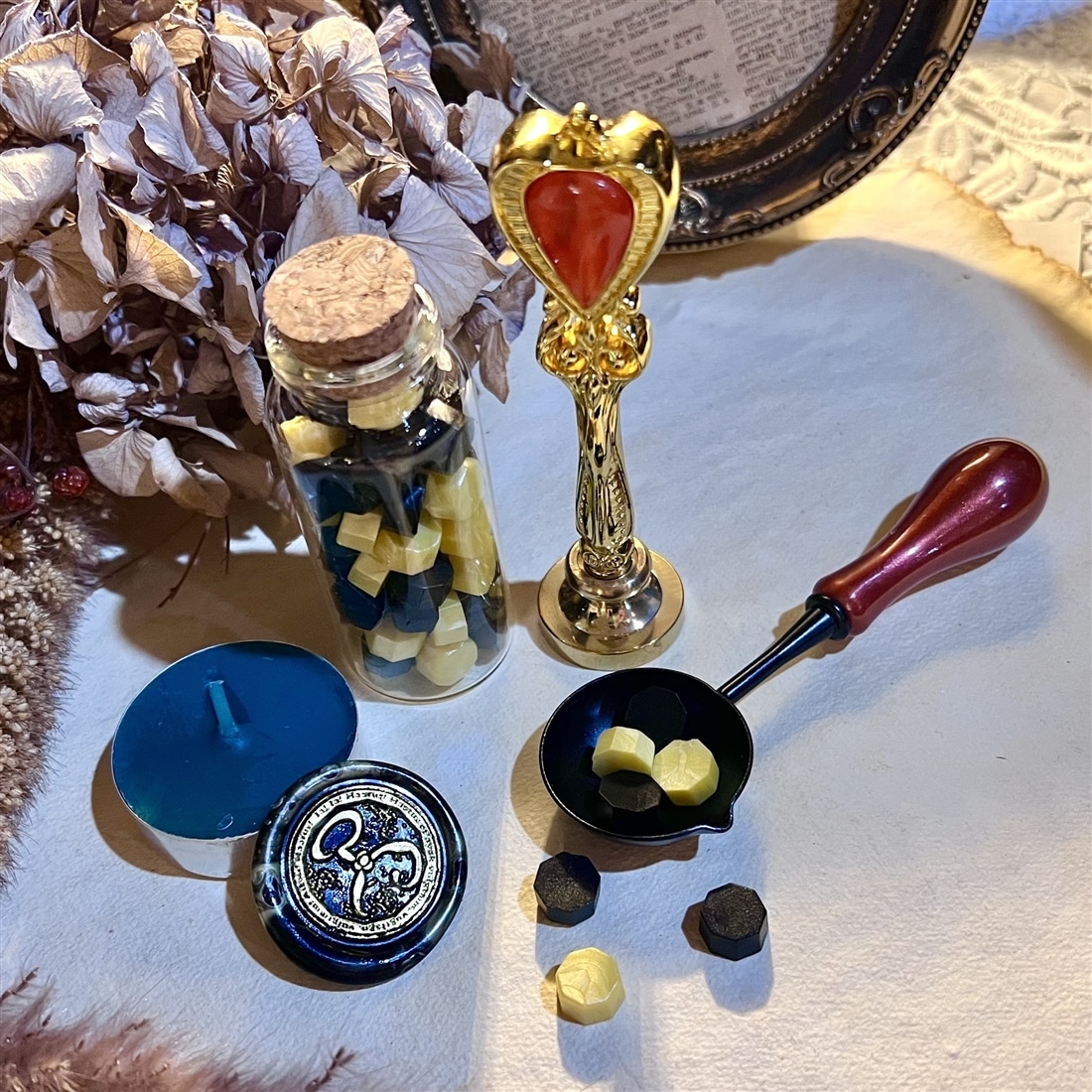 蜜蝋封印セット2（イエローサイン）