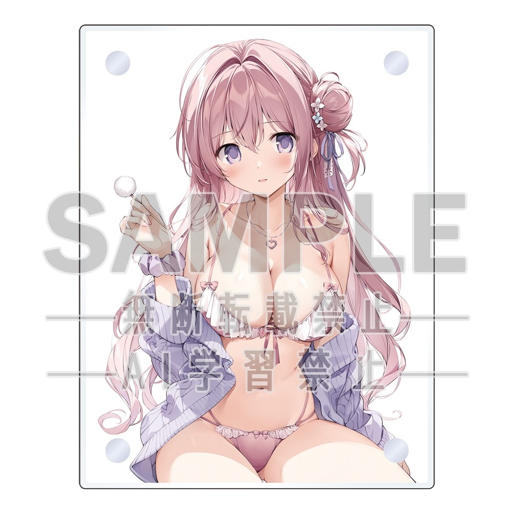 電撃萌王2025年10月号誌上通販 10月号表紙図書カードNEXT・karory【台座付き】