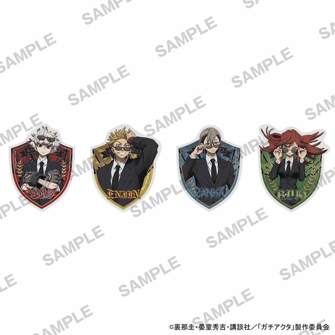 TVアニメ『ガチアクタ』ステッカー 黒スーツVer. ザンカ