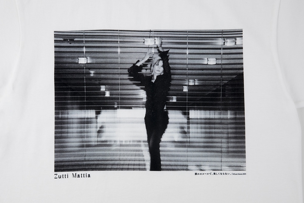 Zutti Mattia　アートフォトTシャツ　B柄　L
