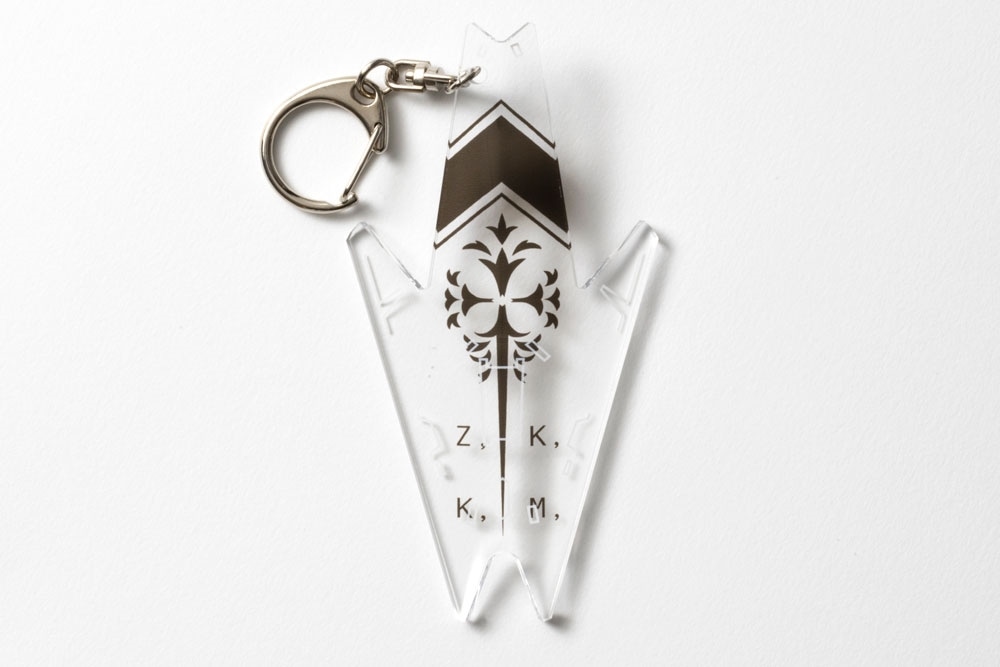 「ファイブスター物語」GTMパーツキーホルダー（Zarathustra Apterbringer Panzer Kampf Roboter）