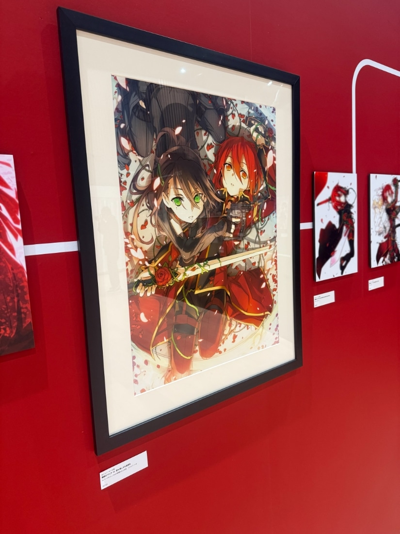 【抽選販売】abec/BUNBUN 20th Exhibition CHARACTERS 展示品販売 スニーカー文庫 『薔薇のマリア』 15.愛も憎しみも絶望も カバーイラスト