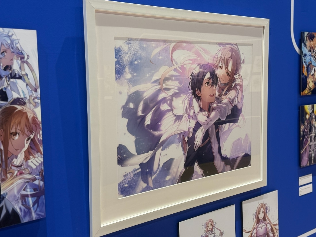 【抽選販売】abec/BUNBUN 20th Exhibition CHARACTERS 展示品販売 『ソードアート・オンライン』 お絵描き配信 キリト＆アスナ