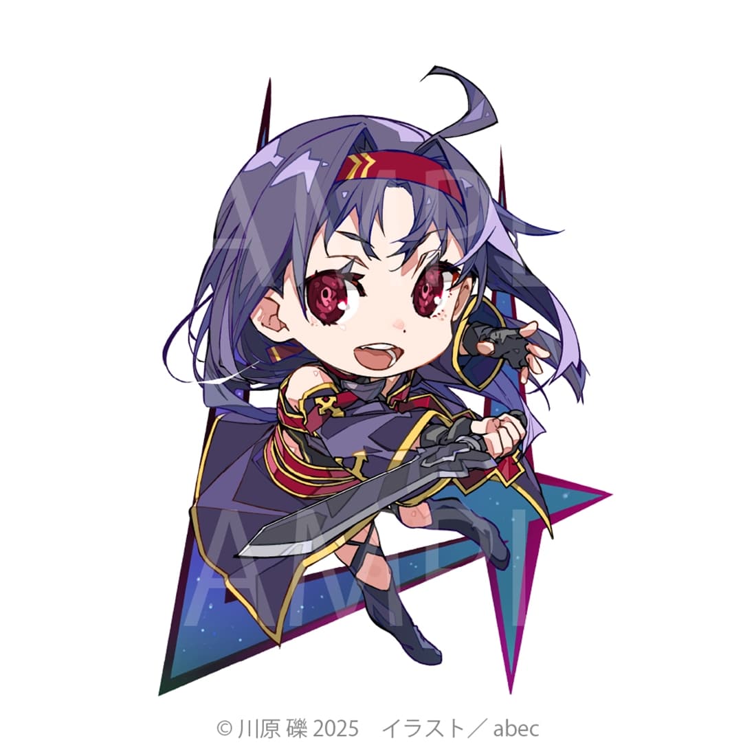 【抽選販売】abec/BUNBUN 20th Exhibition CHARACTERS 展示品販売 Chibi CHARACTERS Cards 　『ソードアート・オンライン』ユウキ