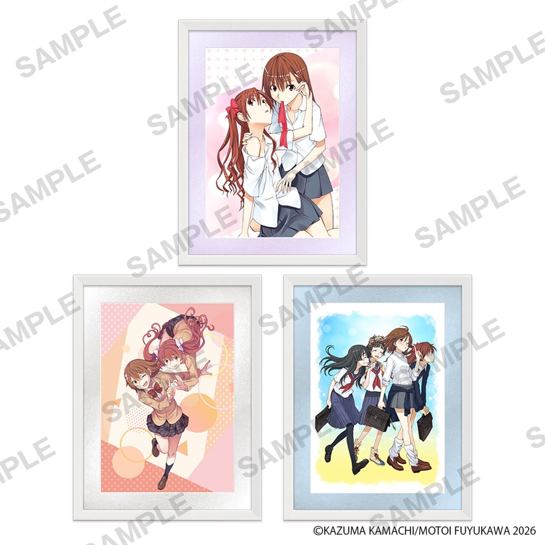 コミック「とある科学の超電磁砲」　キャラファイングラフ　集合