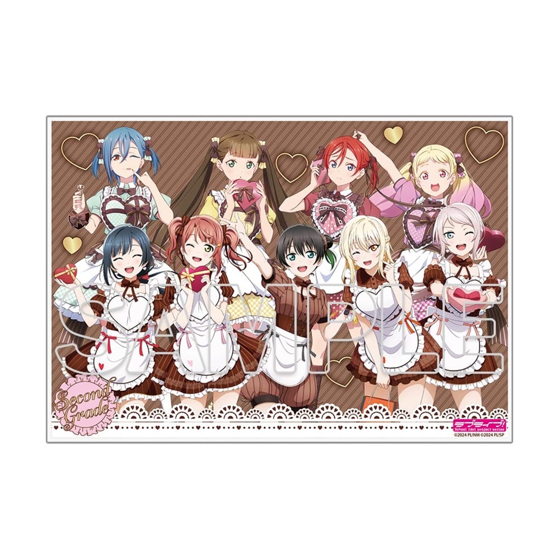 『ラブライブ！』シリーズ アクリルプレート Ver.Valentine2026　②2年生集合