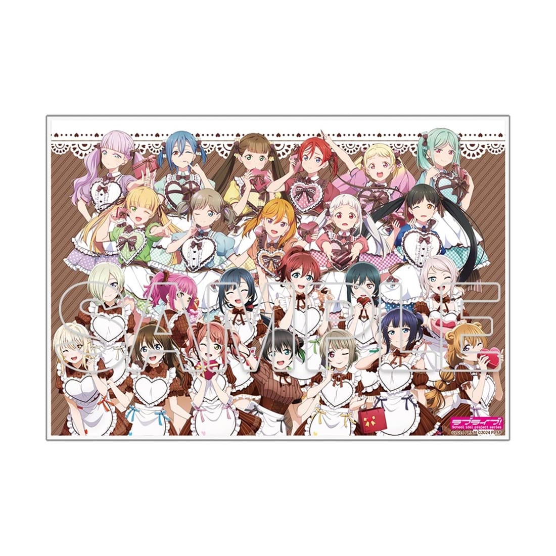 『ラブライブ！』シリーズ アクリルプレート Ver.Valentine2026　④全員集合