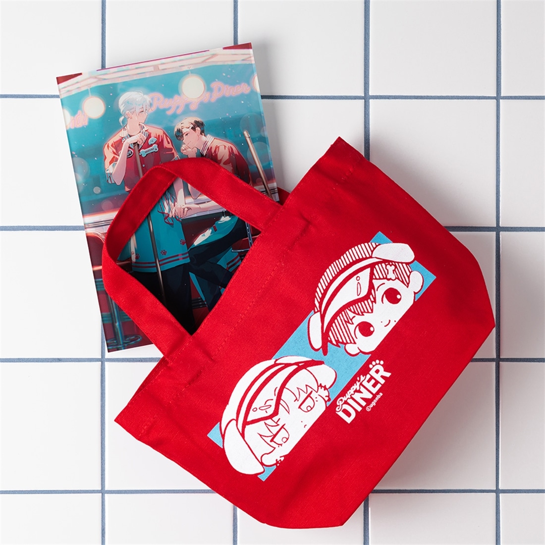 泉月と聡一「Puppy's DINER」 ショップバッグ