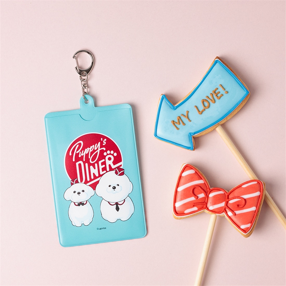 泉月と聡一「Puppy's DINER」ブロマイドホルダー