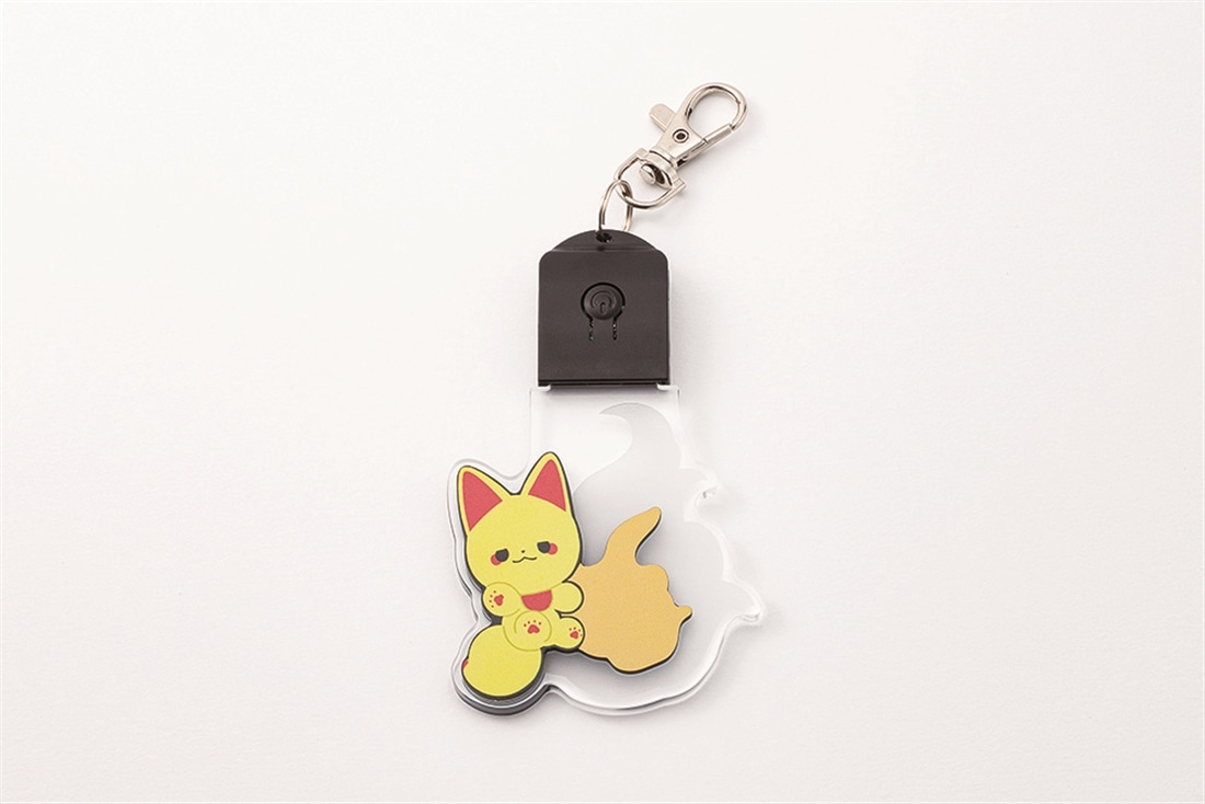 『かみさまキツネとサラリーマン』LED狐火キーホルダーシリーズ　キン