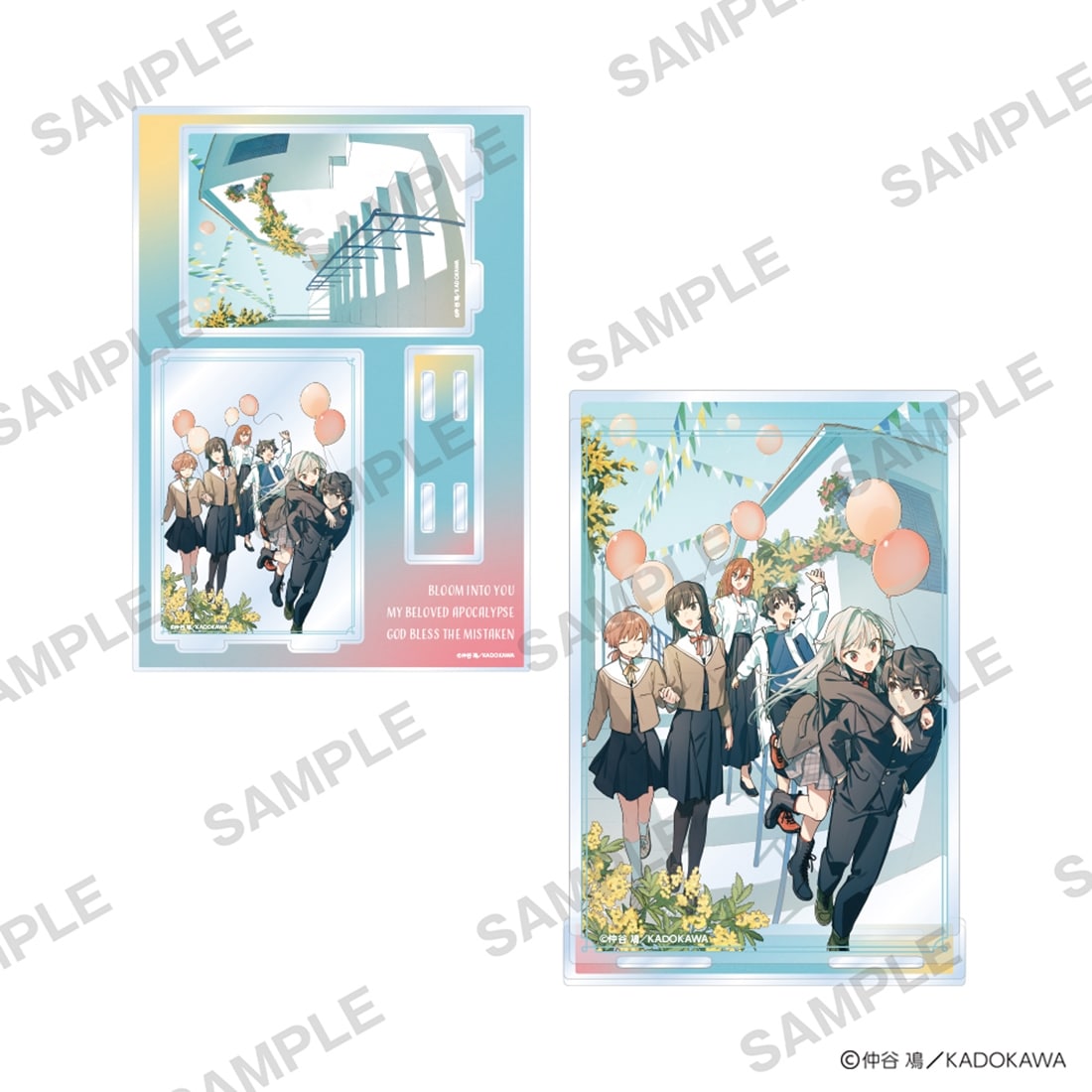 【二次受注】仲谷鳰 POP UP SHOP アクリルジオラマ 描き下ろし