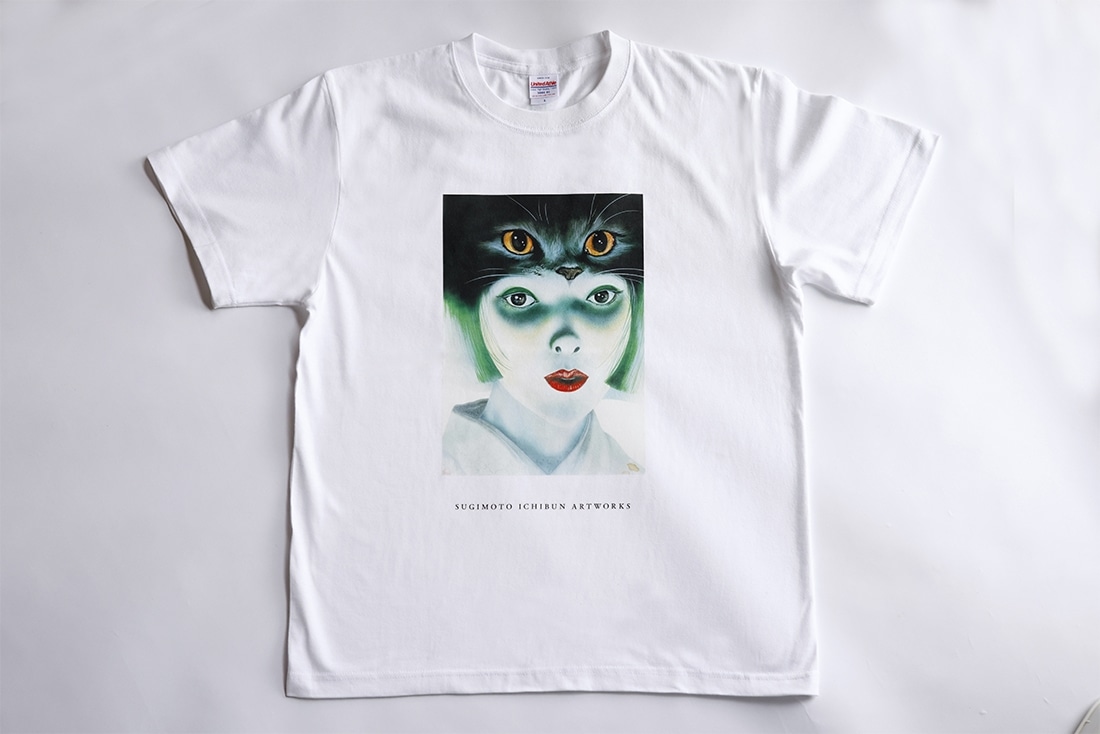 杉本一文 オリジナルＴシャツ （横溝正史　角川文庫カバーイラスト）『本陣殺人事件』　ホワイト　M