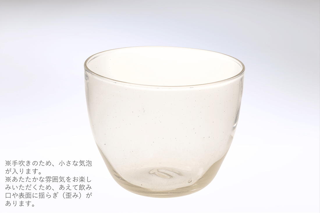 hibi hibi utsuwa "晴れの日グラス" 手吹きグラス単品