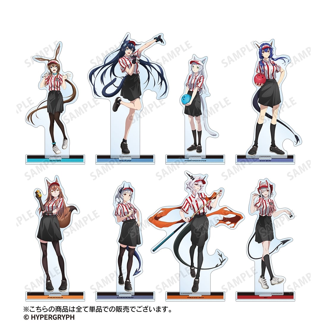 アークナイツ【焔燼曙明/RISE FROM EMBER】 描き下ろし ブレイズ アクティビティスタッフver. BIGアクリルスタンド