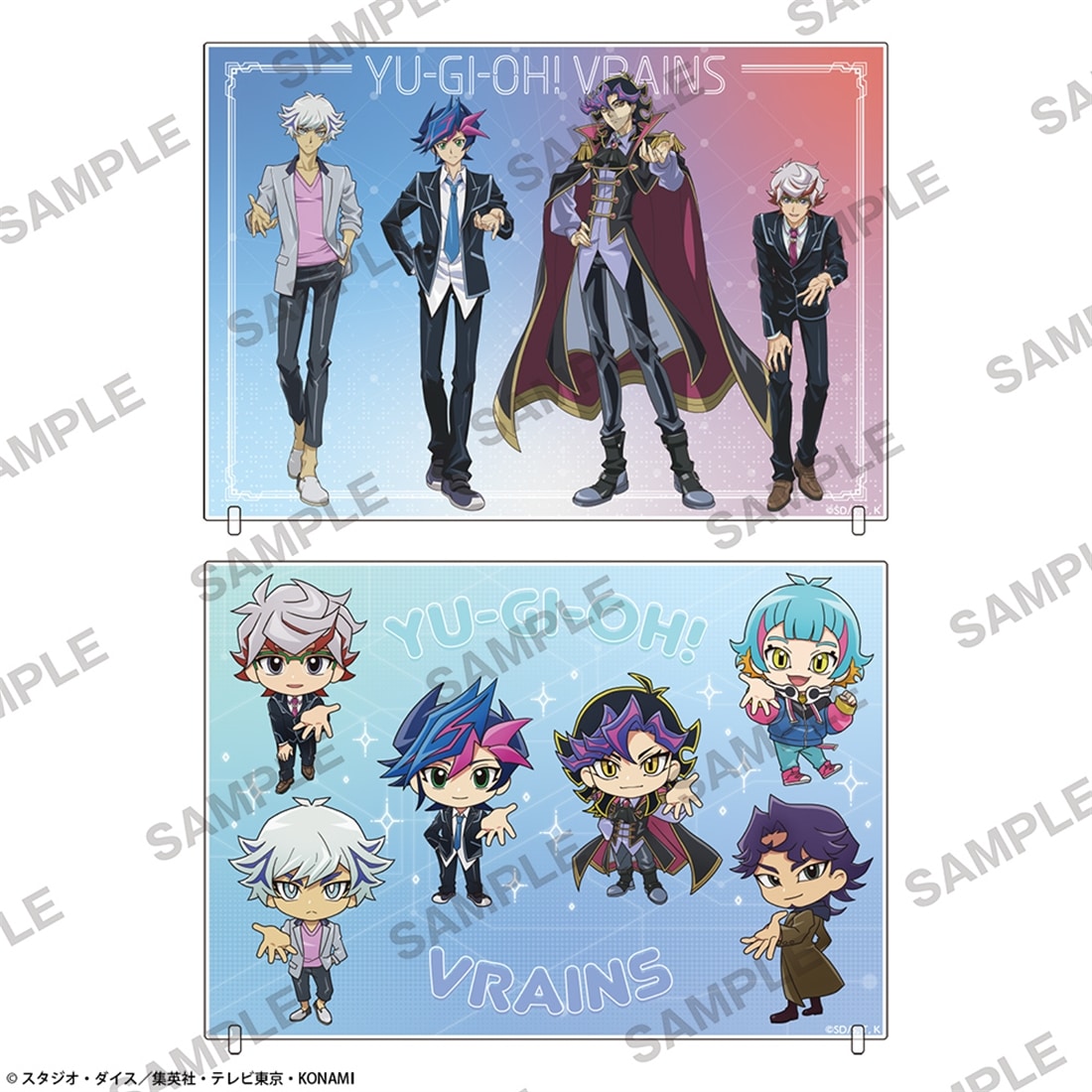 遊☆戯☆王ＶＲＡＩＮＳ アクリルパネル 共にver. にいてんご