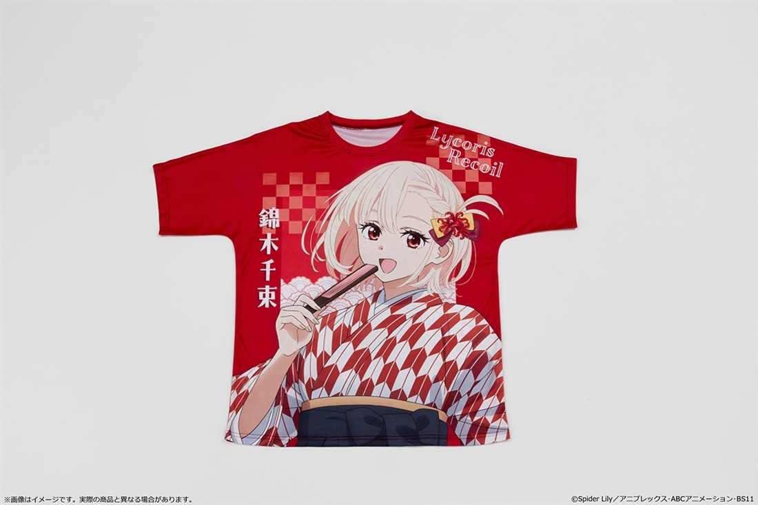 TVアニメ「リコリス・リコイル」フルグラフィックTシャツ 和モダンVer. 錦木千束