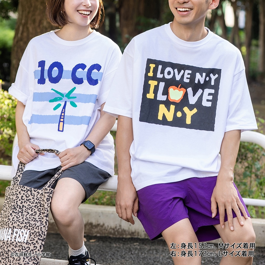 BANANA FISH ワイドシルエットTシャツ Aタイプ S S