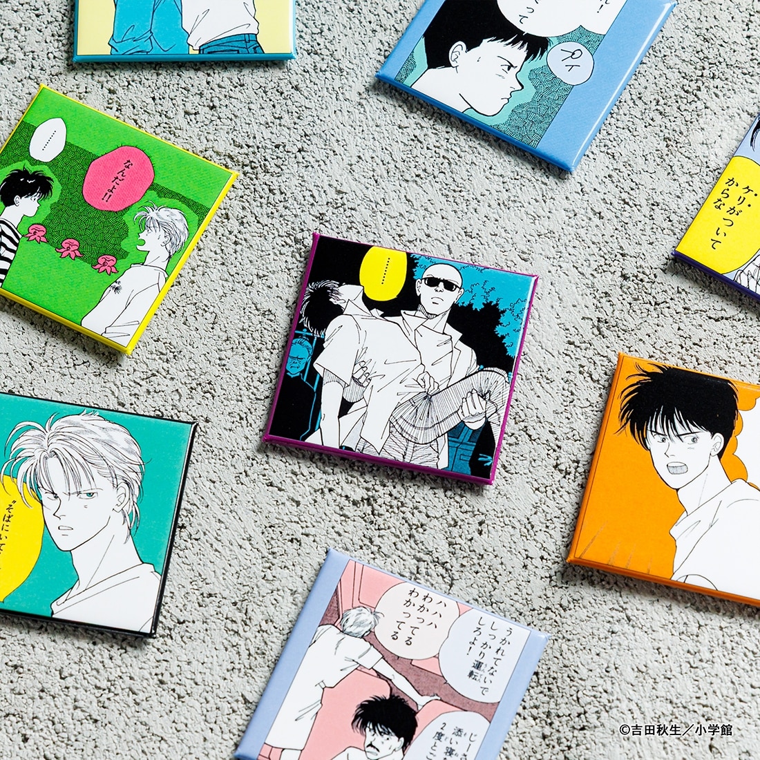BANANA FISH トレーディング缶マグネット PACK PACK