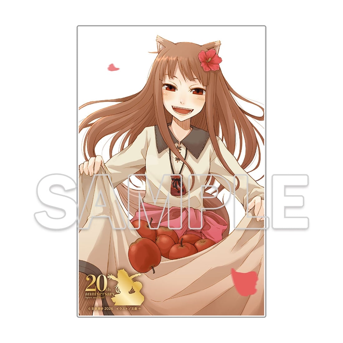 『狼と香辛料』原作20周年記念 アクリルプレートB