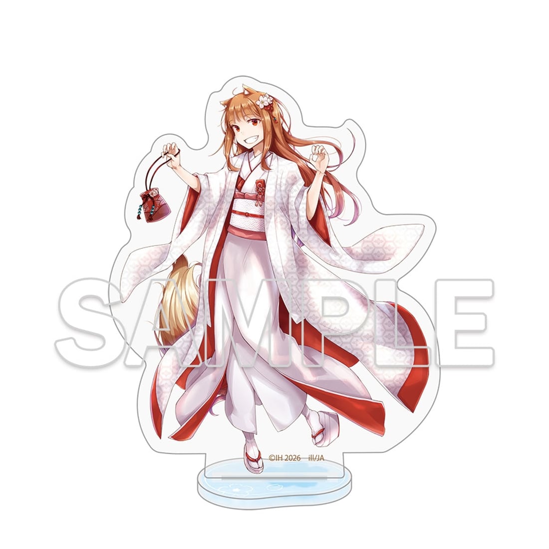 『狼と香辛料』原作20周年記念 アクリルフィギュア 白無垢ver.