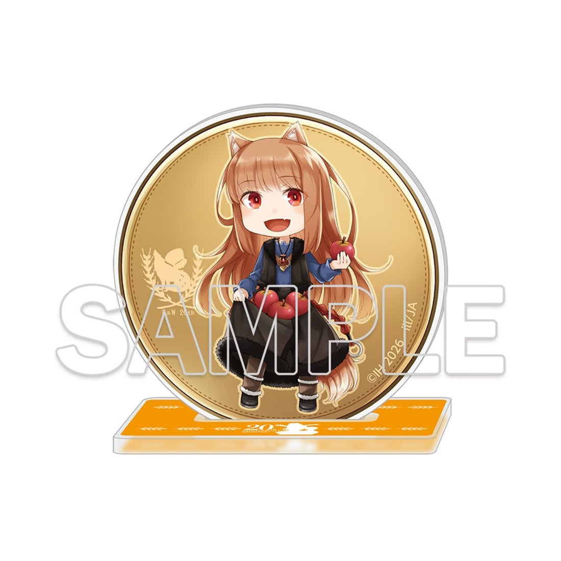 『狼と香辛料』原作20周年記念 トレーディングコイン風アクリルマスコット